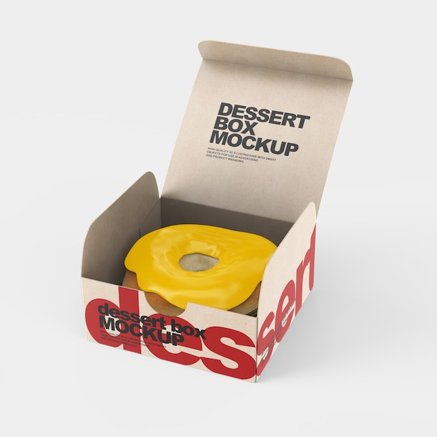 Dessert box mockup 4