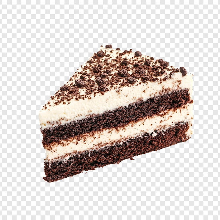 PSD dessert isolated on transparent
