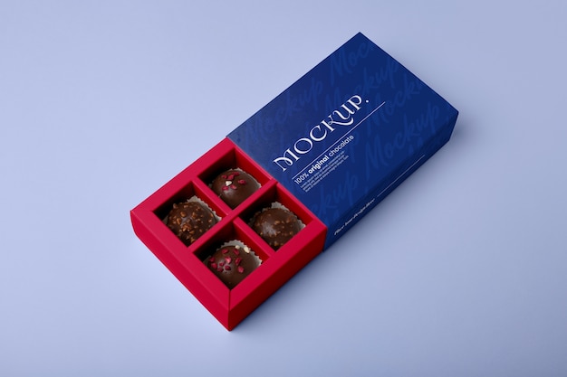 Dessert mockup box design