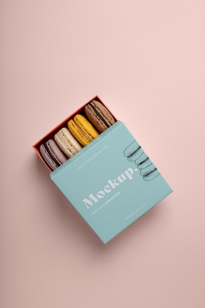 Dessert mockup box design