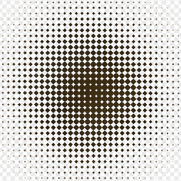 Detaljerad halvtoneeffekt isolerad på transparent bakgrund för fotoeffekt