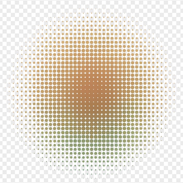 Detaljeret halftone effekt isoleret på transparent baggrund til fotoeffekt