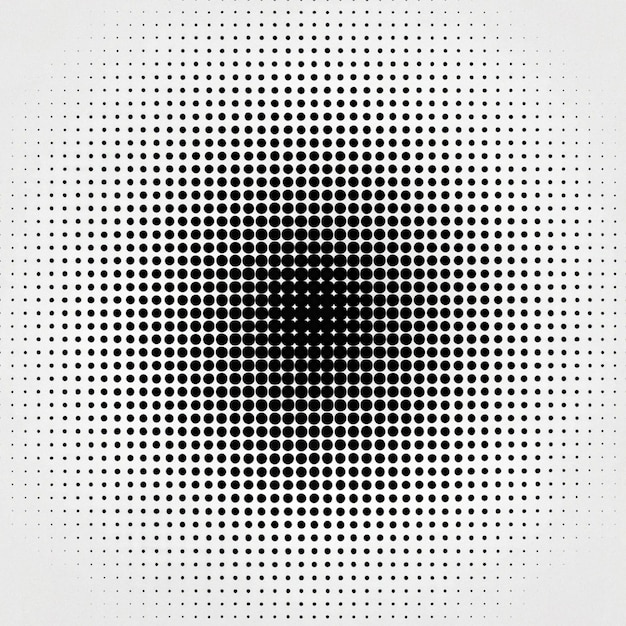 Detaljert Halftone Effect isolert på transparent bakgrunn for Photo Effect