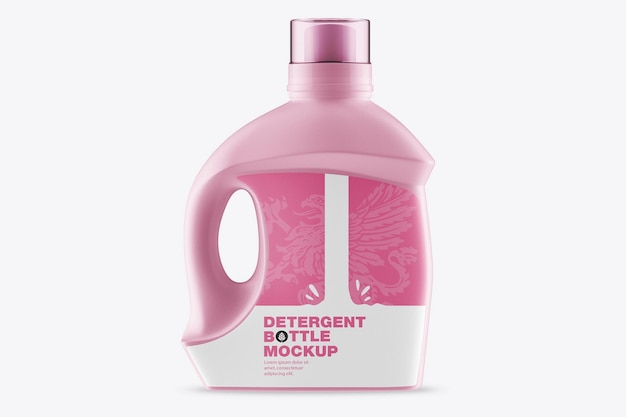 PSD detergent bottle mockup