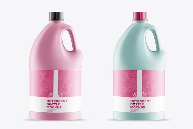 Detergent bottle mockup