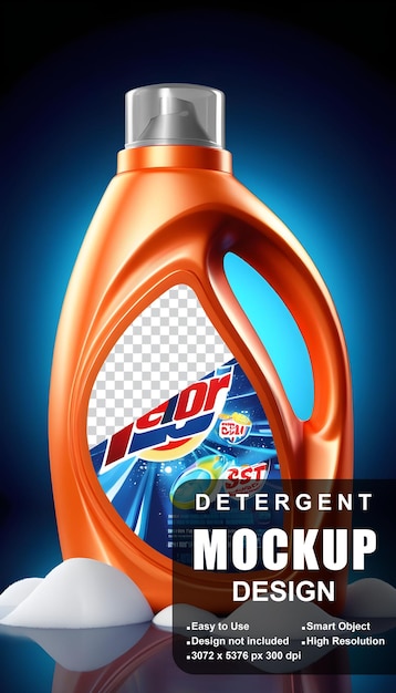 PSD detergent mockup