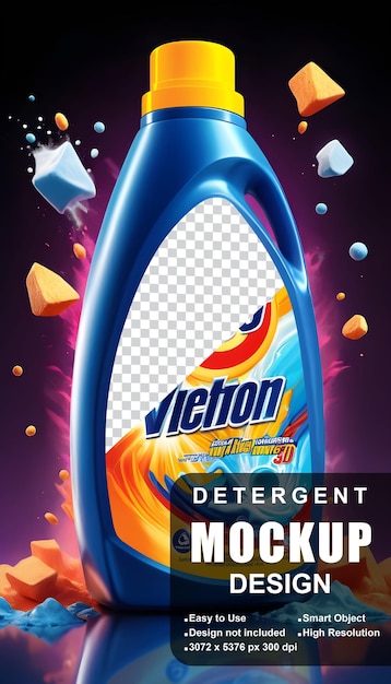 PSD detergent mockup