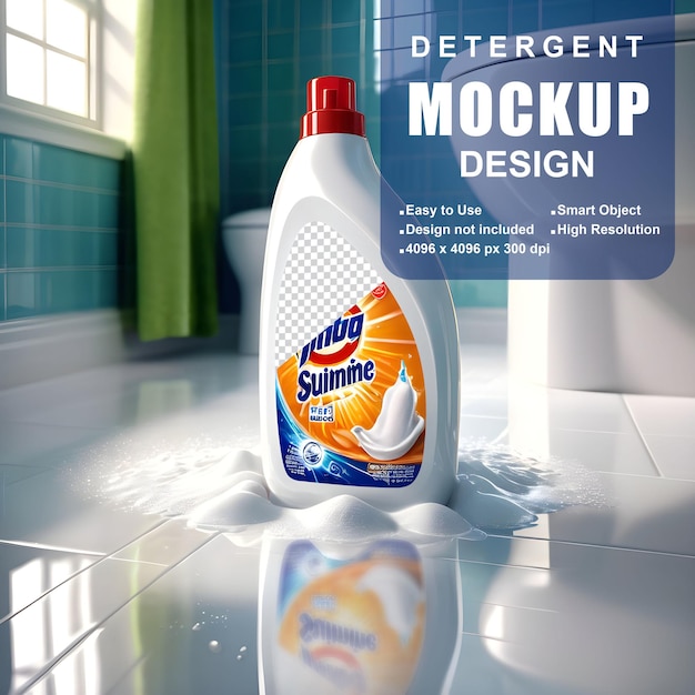 PSD detergent mockup