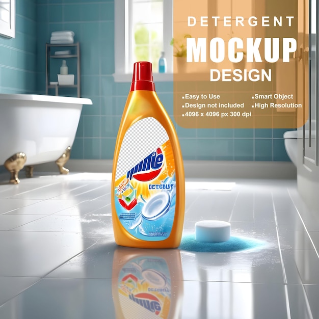 PSD detergent mockup