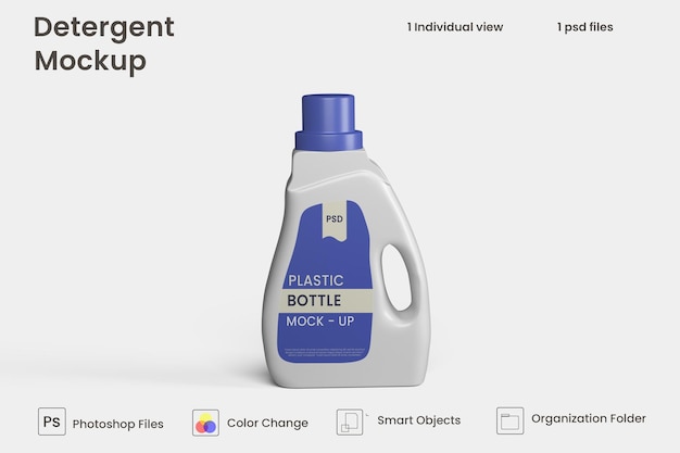 detergent packaging mock up Free Psd