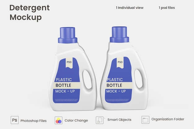 detergent packaging mock up Free Psd