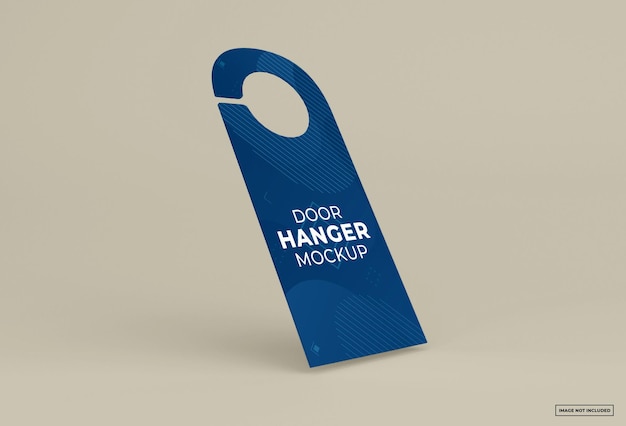 Deurhanger mockup geïsoleerd ontwerp