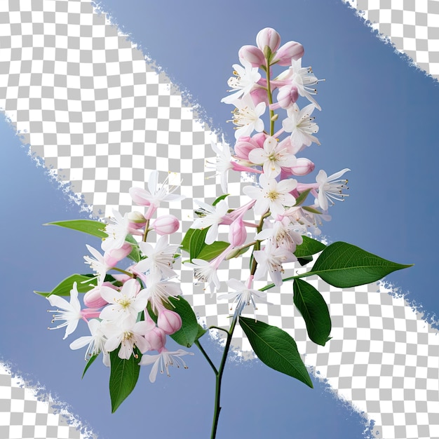 PSD deutzia magnifica struik met bloemen