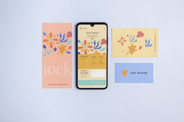 device label tag mockup