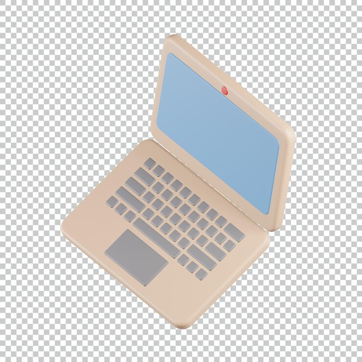 PSD device laptop 3d icon