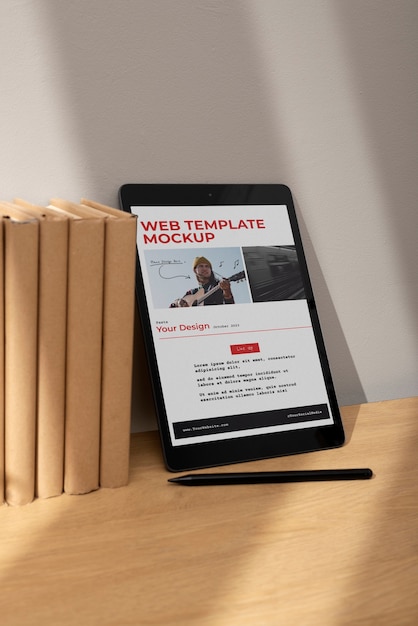 Device screen mockup design