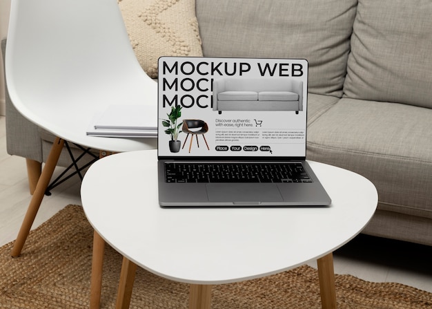 Device screen mockup design