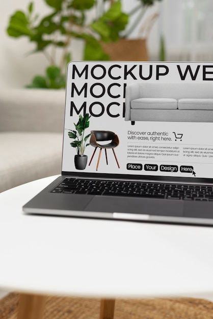 PSD progettazione del mockup dello schermo del dispositivo