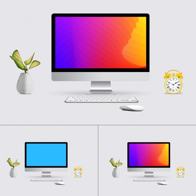 Devices mock up template