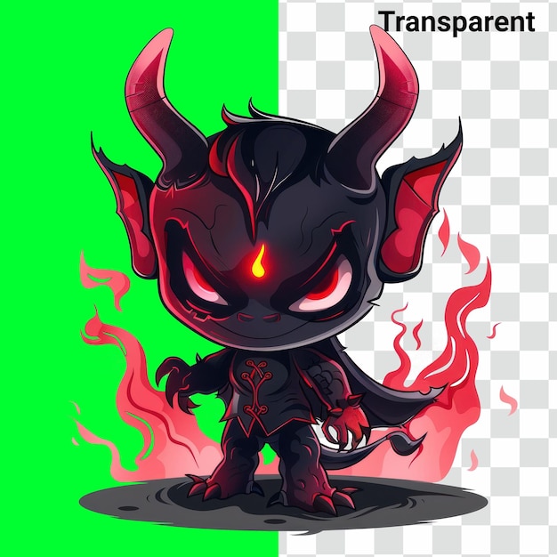 PSD devil monster character for your tshirt