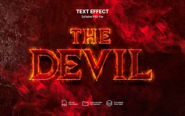 Devil  text effect