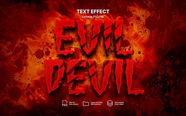 Devil  text effect