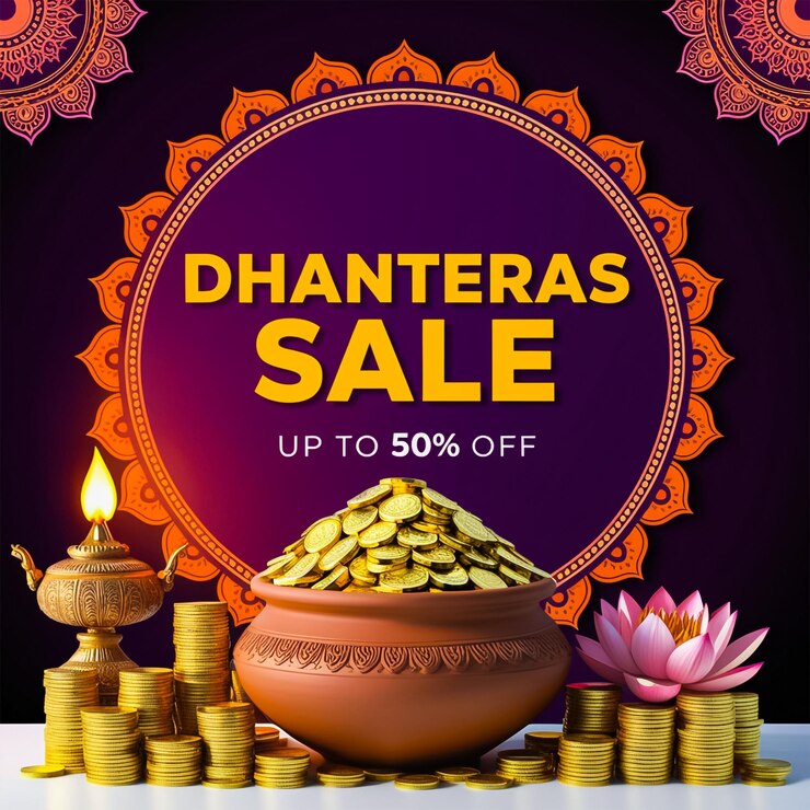 PSD dhanteras big sale social media design