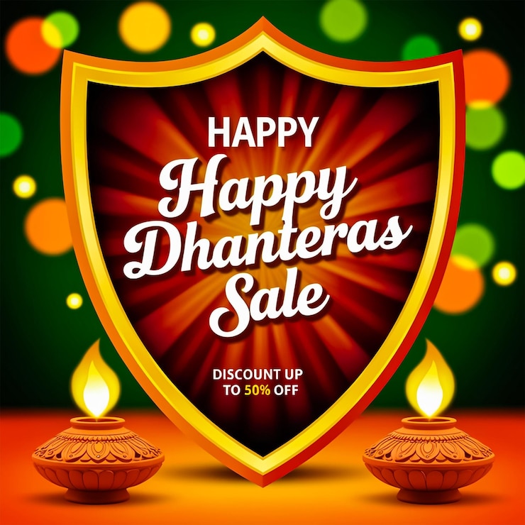 PSD dhanteras big sale social media design