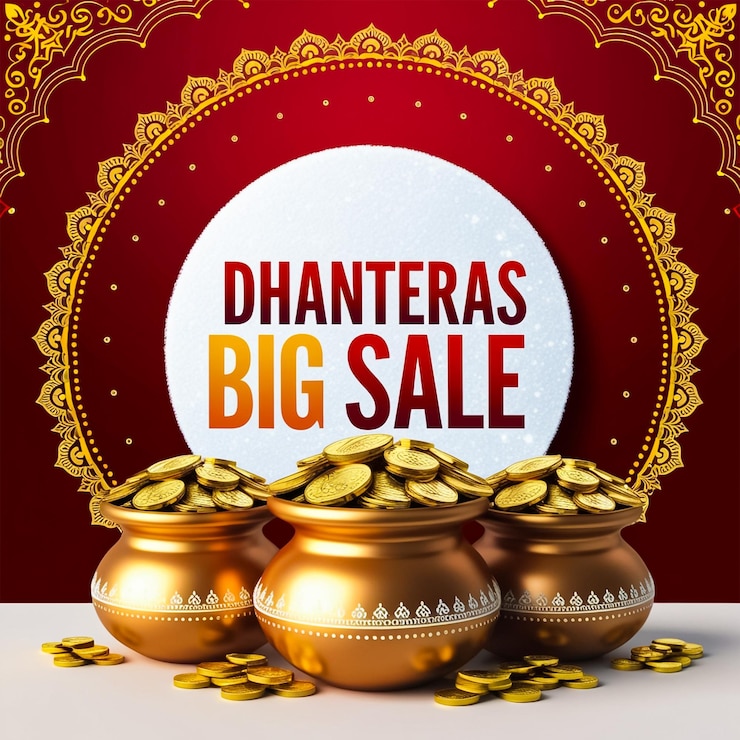 PSD dhanteras big sale social media design