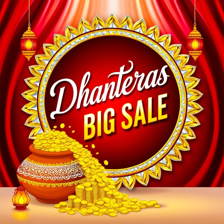 PSD dhanteras big sale social media design