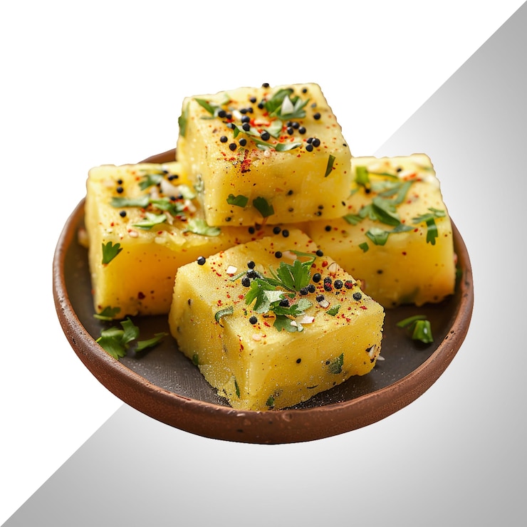 PSD dhokla isolated on transparent backgroundpsd
