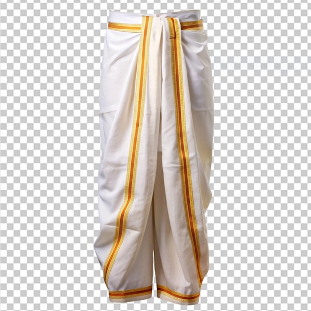 PSD dhoti on transparent background