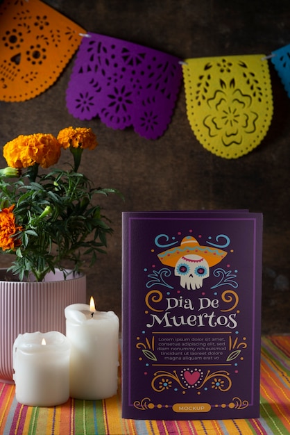 PSD dia de muertos mexico vieringsmodel