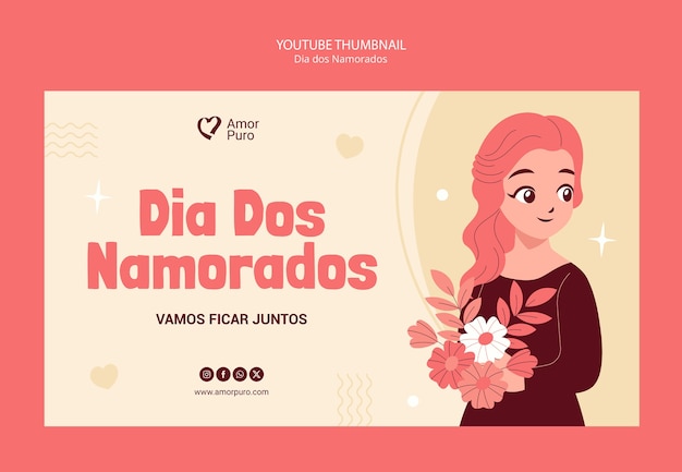 Dia dos namorados template design