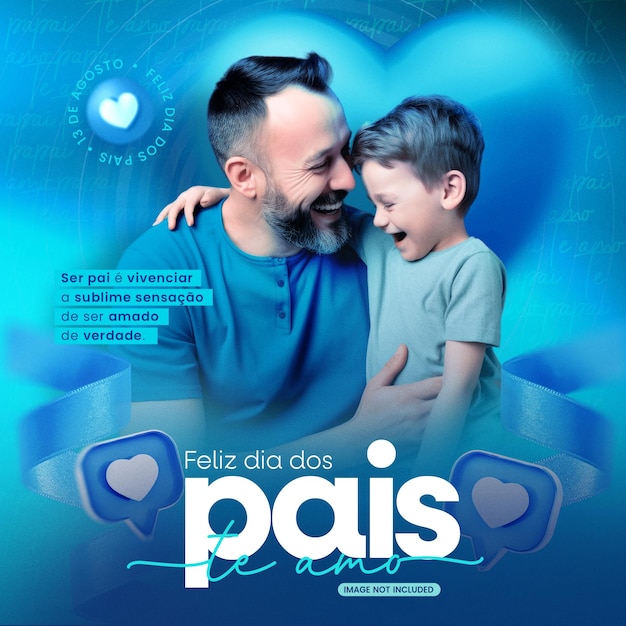 Dia dos Pais 13 de Agosto 父の日 Feliz dia dos Pais ブラジル
