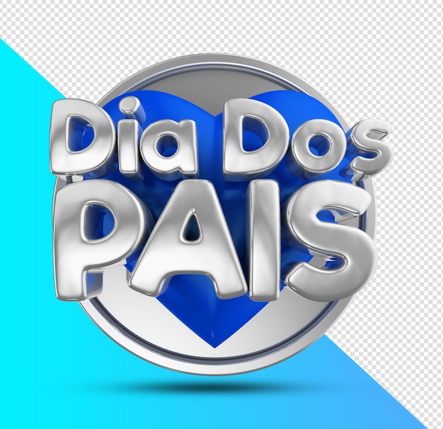 Dia dos pais card fathers day