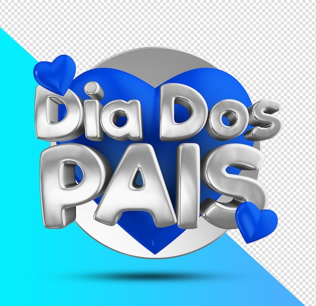 PSD dia dos pais card fathers day