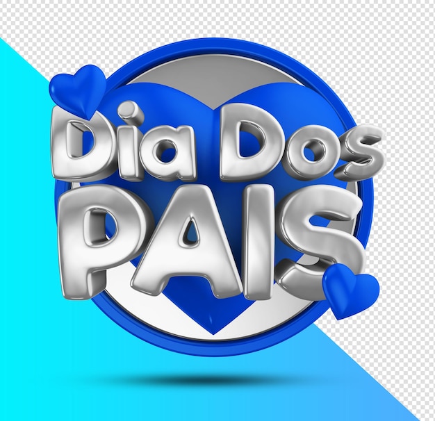 PSD dia dos pais card fathers day