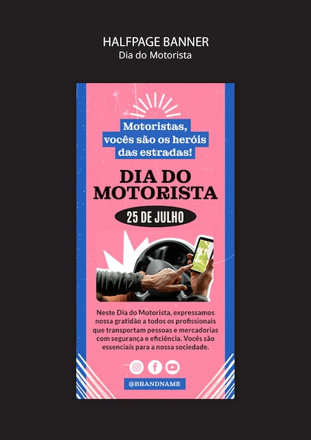 PSD dia do motorista modello di progettazione