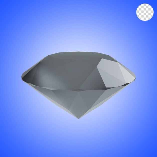 PSD diamond 3d icon