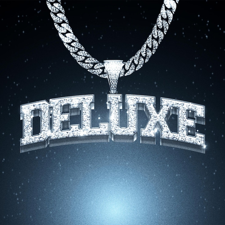 PSD diamond bling chain text effect