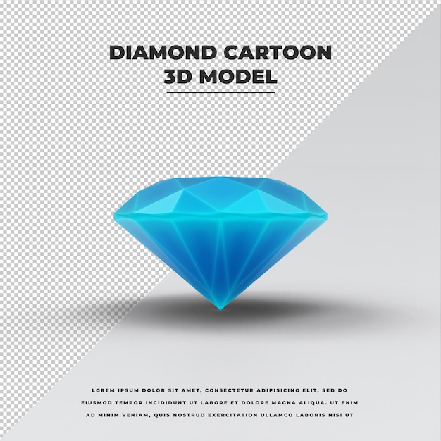 Diamond cartoon