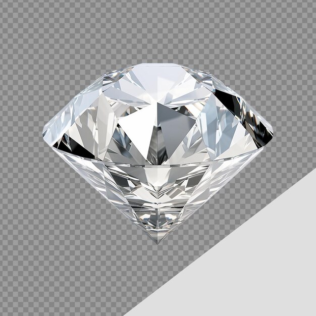 PSD diamond png isolated on transparent background