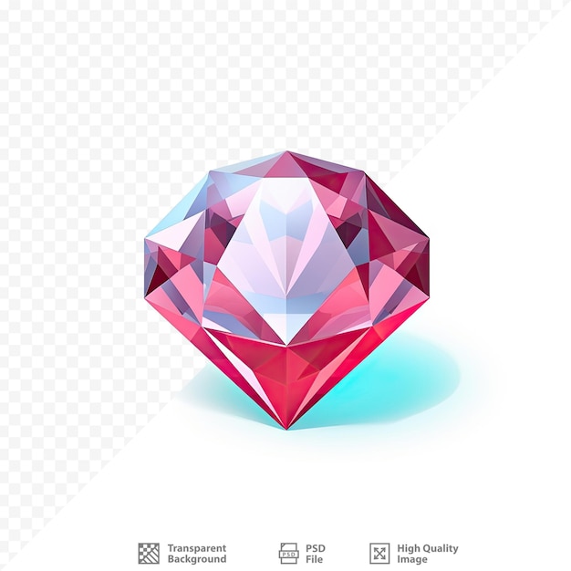 Pink Gem PNG, Vector, PSD, and Clipart With Transparent Background