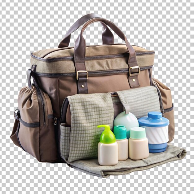 Diaper bag transparent background