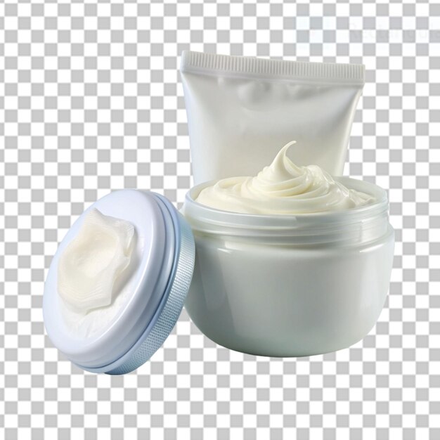 PSD diaper rash cream on transparent background