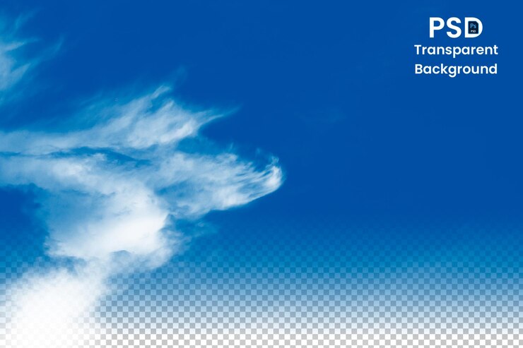 PSD dichte wolken rook en mist achtergrond