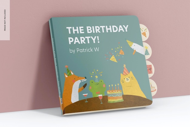 Didactic Kids Book Mockup Leaned