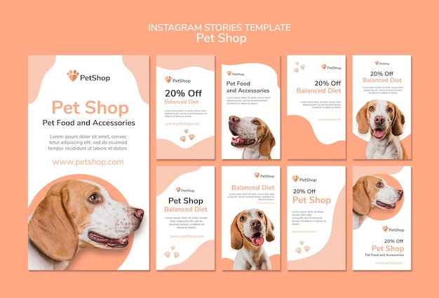 Dierenwinkel Instagram-verhalen