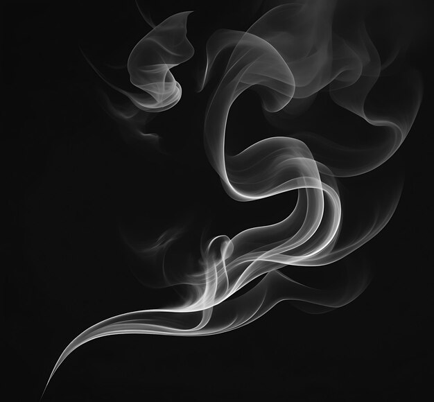 Different colourful transparent smoke files